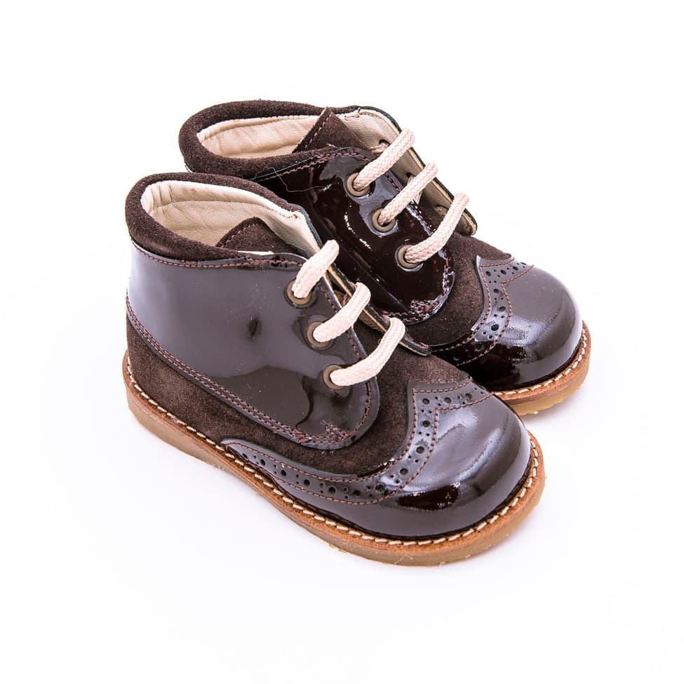 Botita Cordón Charol Ante - Imagen 5