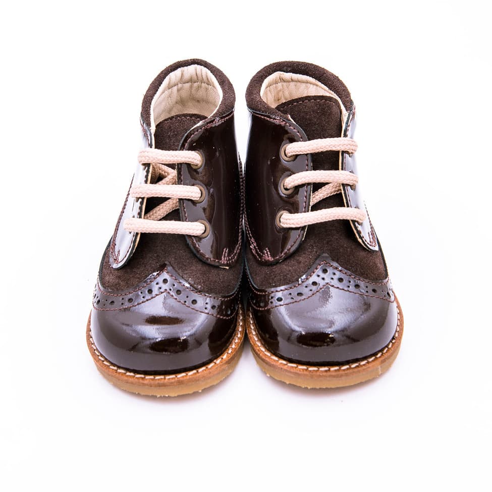 Botita Cordón Charol Ante - Imagen 4