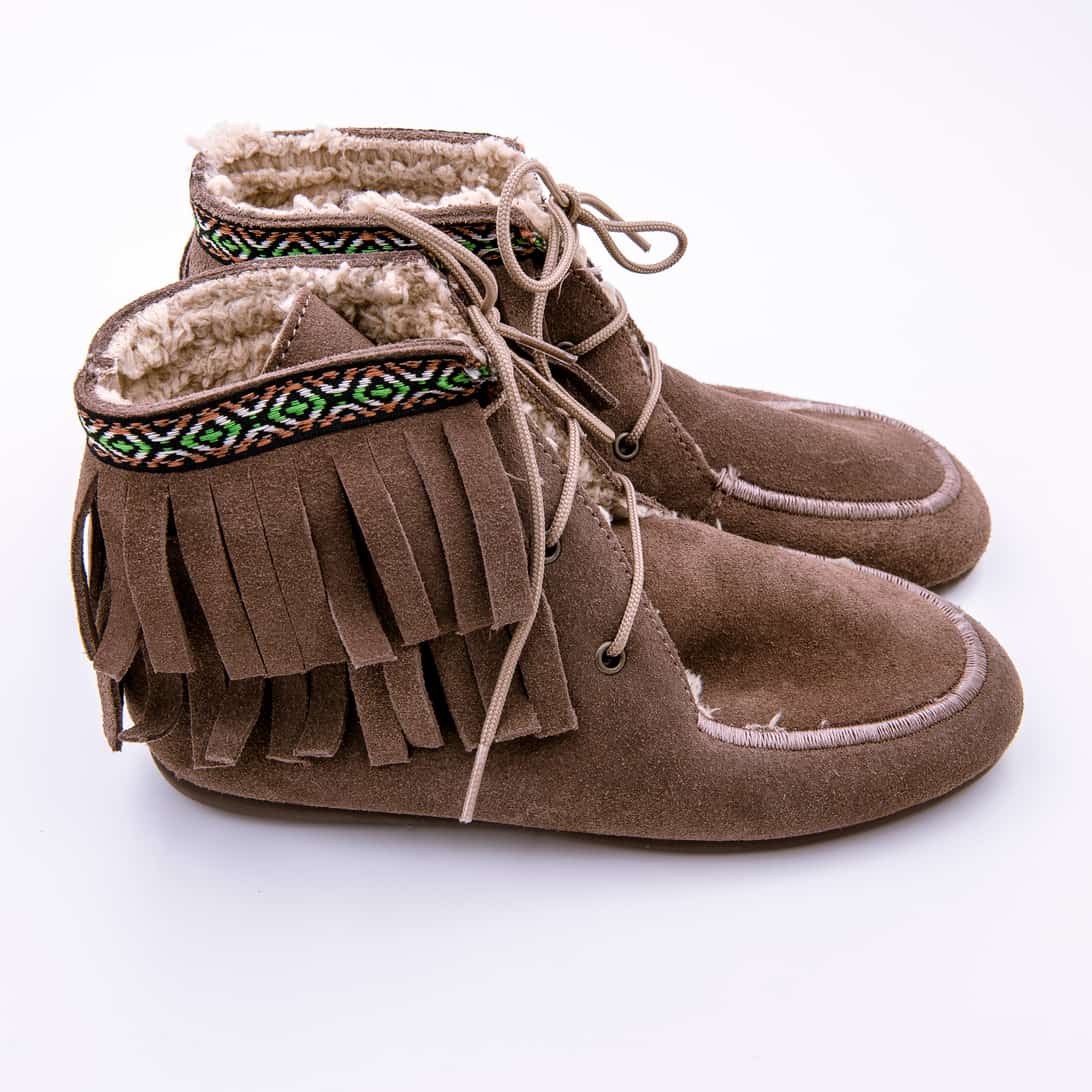 Bota Flecos Cordon Serraje - Imagen 3