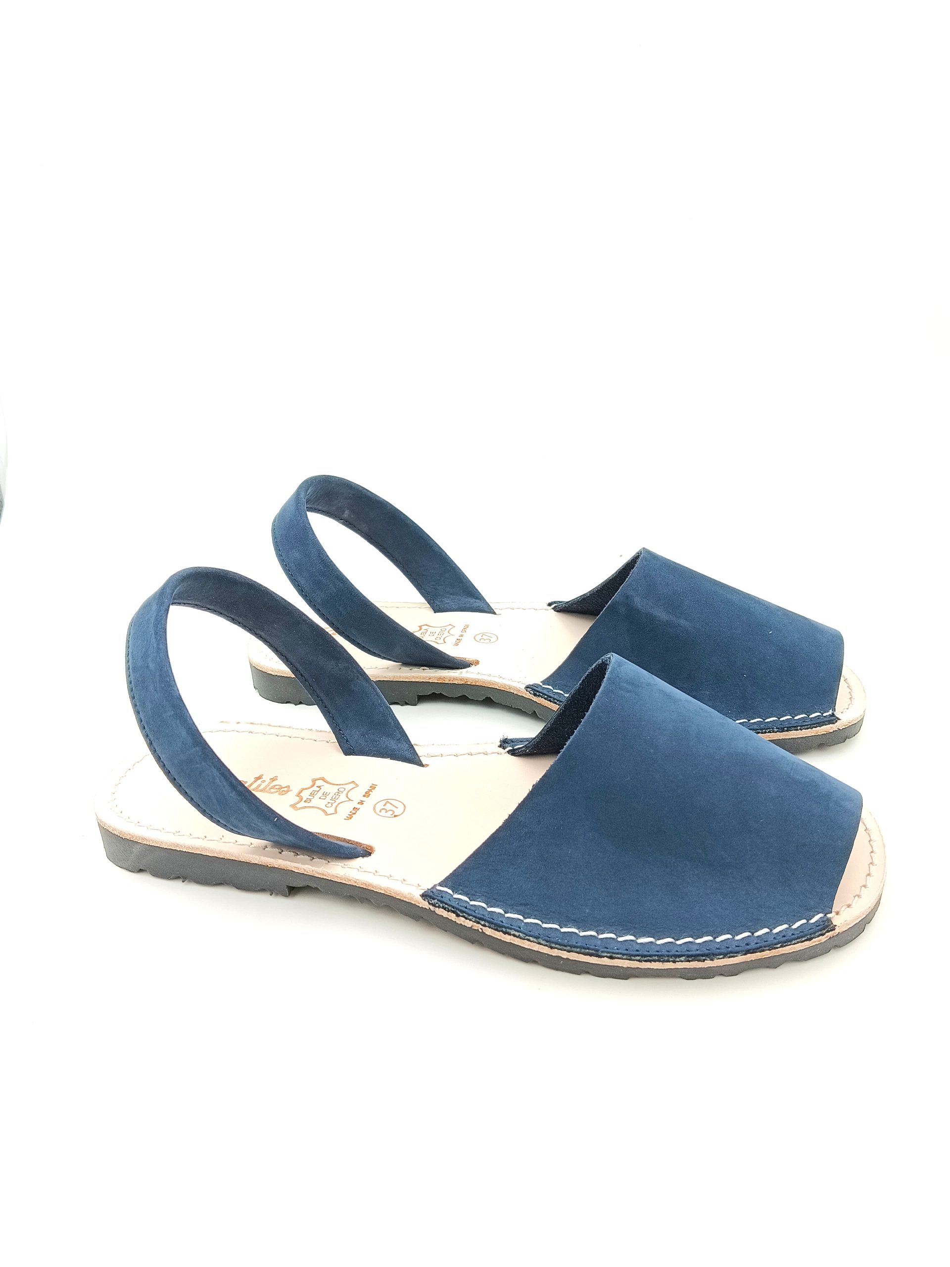 Menorquina o avarca Barefoot RESPETUOSA en napa piel blandita - Imagen 3