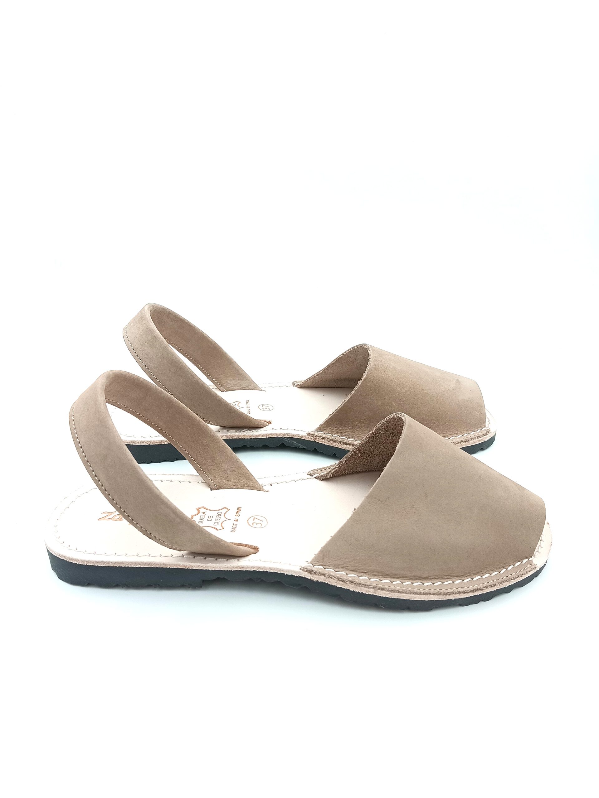 Menorquina o avarca Barefoot RESPETUOSA en napa piel blandita - Imagen 6