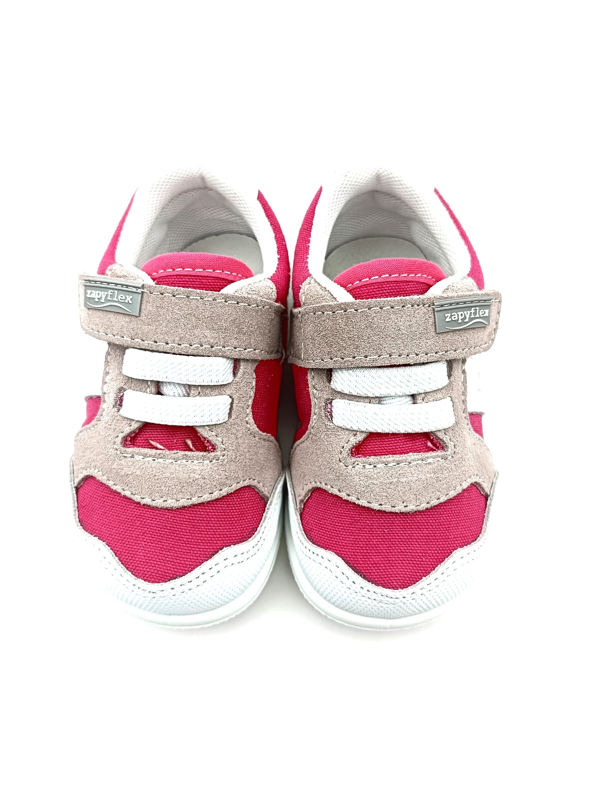 Playera o deportiva respetuosa barefoot con velcro y cordones elasticos ZapyFlex - Imagen 5