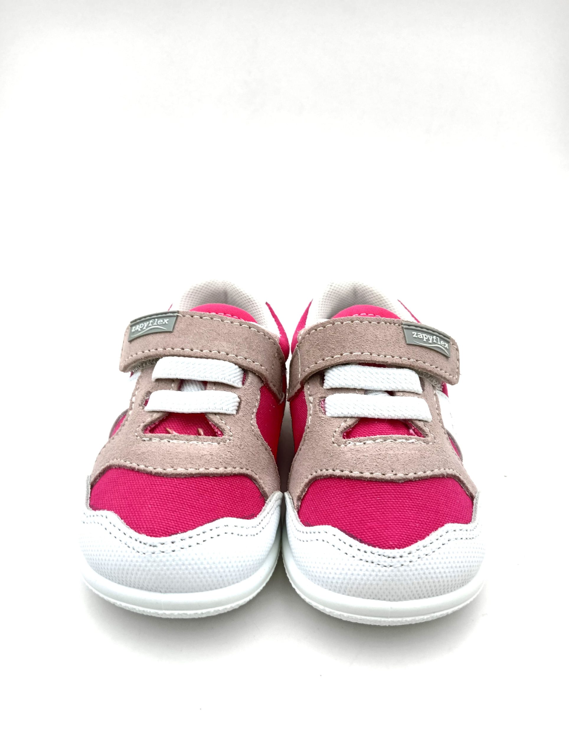 Playera o deportiva respetuosa barefoot con velcro y cordones elasticos ZapyFlex - Imagen 6