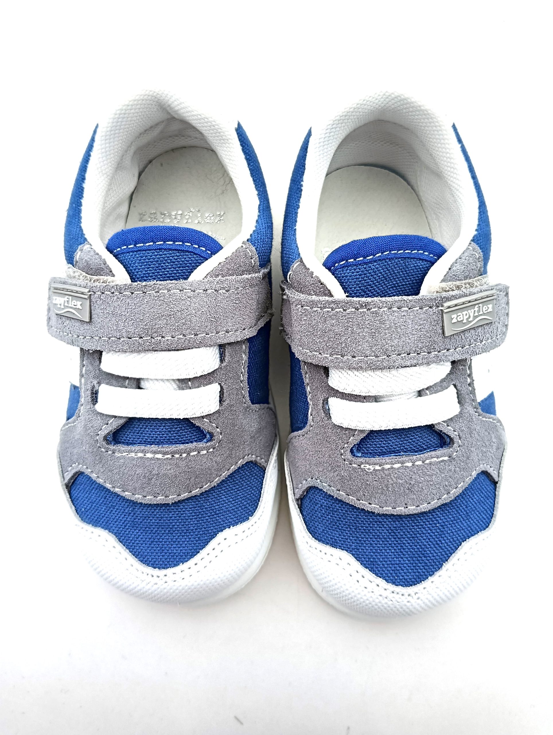 Playera o deportiva respetuosa barefoot con velcro y cordones elasticos ZapyFlex - Imagen 8