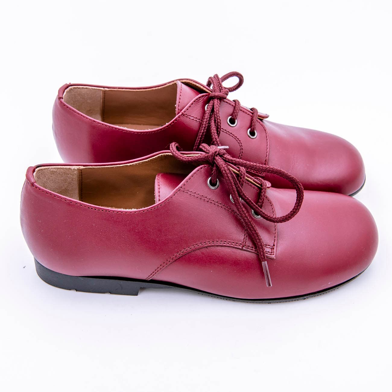 Zapato Hamilton Inglés Colegial En Napa Piel Con Cierre De Cordónes Con Suela De Goma Antideslizante - Imagen 6