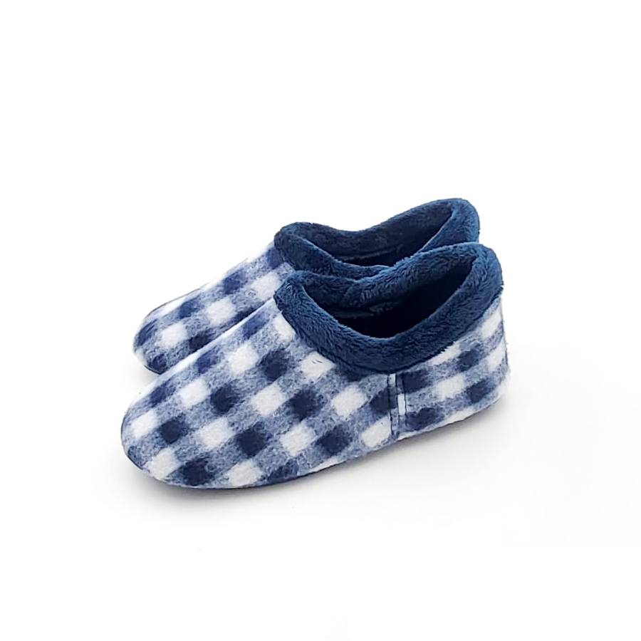 Zapatilla cerrada cuadros - Imagen 2